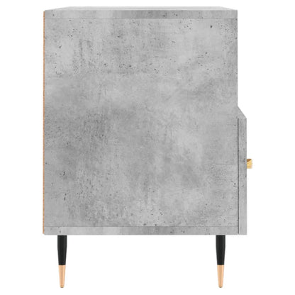 vidaXL TV Cabinet | Concrete Grey | Engineered wood, Iron | Medium | TV Cabinet
