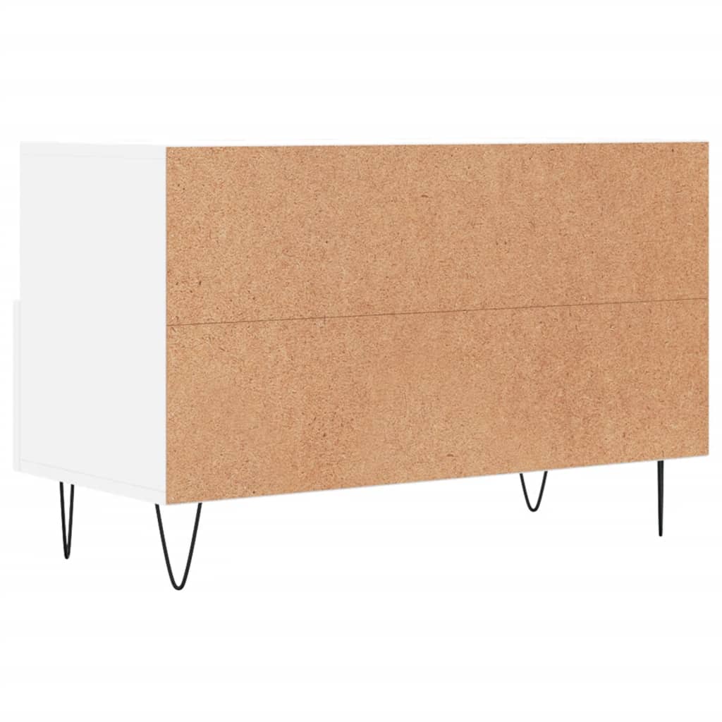 vidaXL TV Cabinet White 80x36x50 cm Engineered Wood
