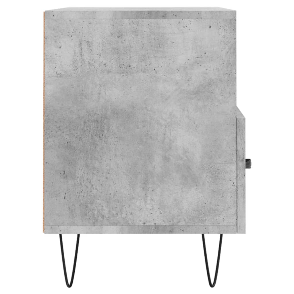 vidaXL TV Cabinet Concrete Grey 80x36x50 cm Engineered Wood
