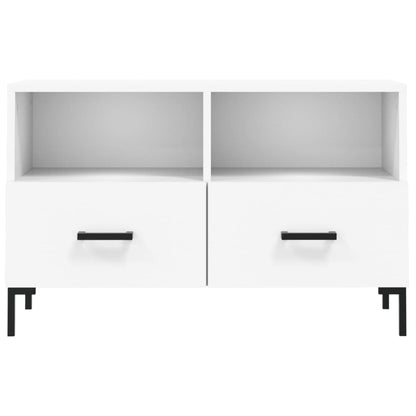 vidaXL TV Cabinet White 80x36x50 cm Engineered Wood