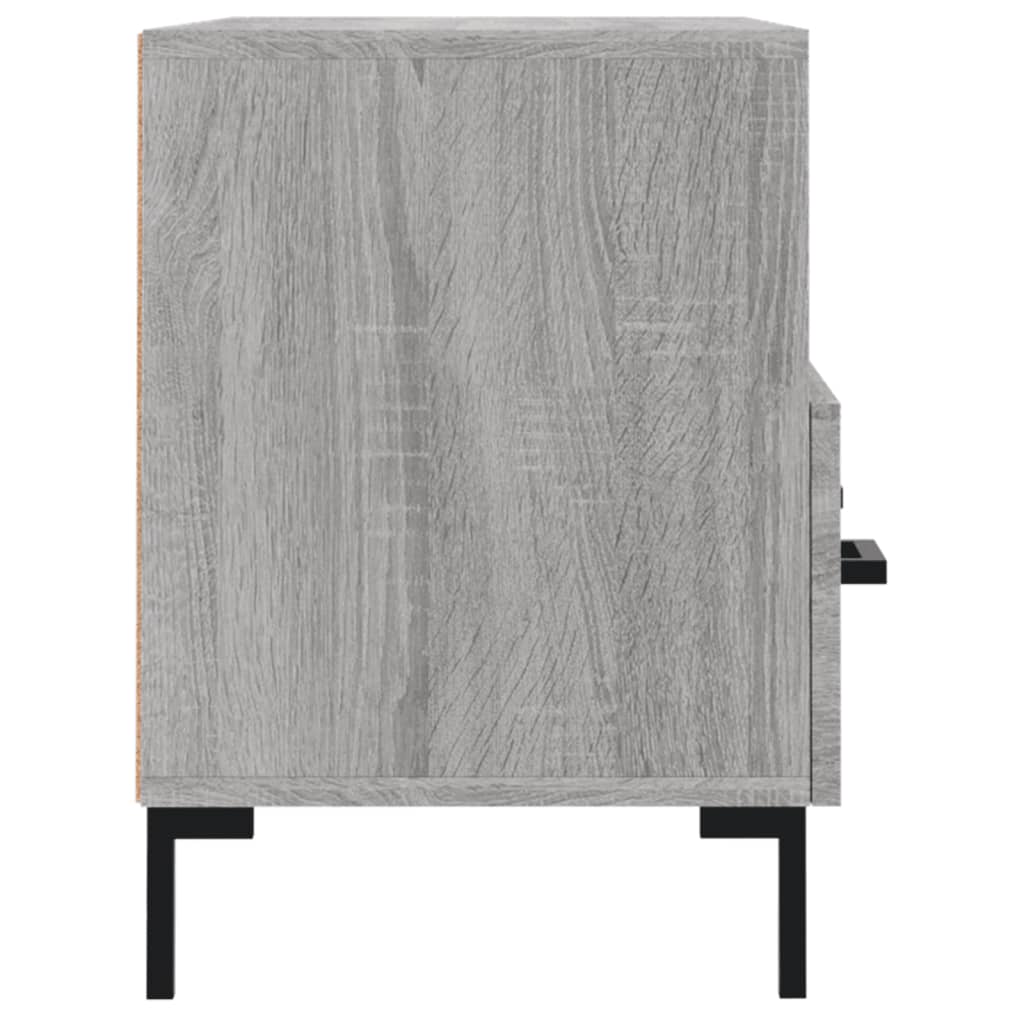 vidaXL TV Cabinet Grey Sonoma 80x36x50 cm Engineered Wood