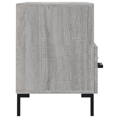 vidaXL TV Cabinet Grey Sonoma 80x36x50 cm Engineered Wood