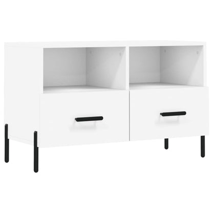 vidaXL TV Cabinet White 80x36x50 cm Engineered Wood