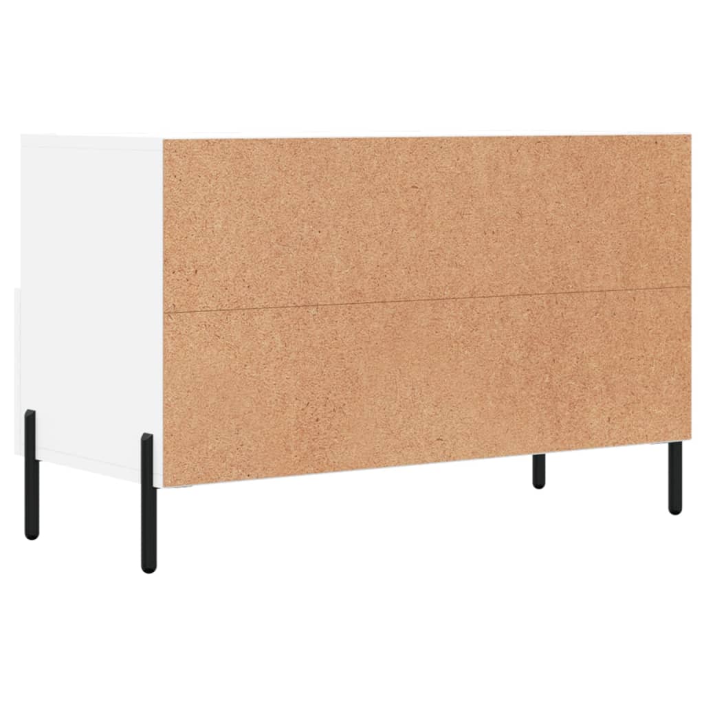 vidaXL TV Cabinet White 80x36x50 cm Engineered Wood
