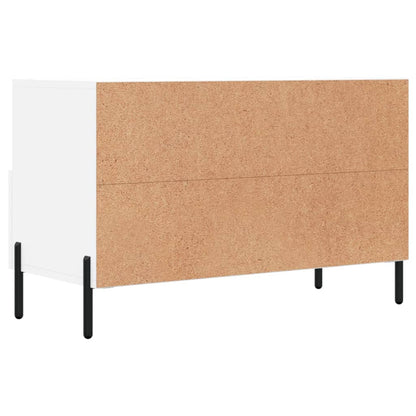 vidaXL TV Cabinet White 80x36x50 cm Engineered Wood