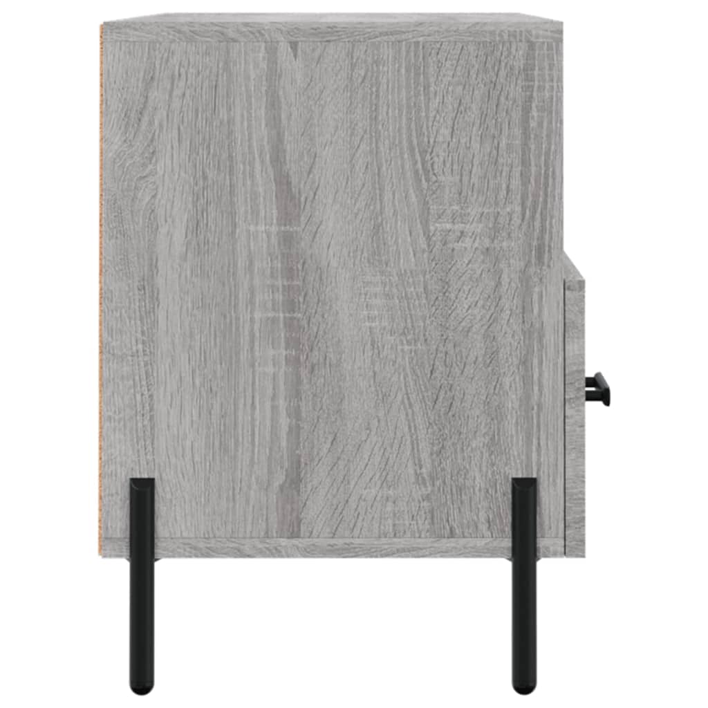vidaXL TV Cabinet Grey Sonoma 80x36x50 cm Engineered Wood