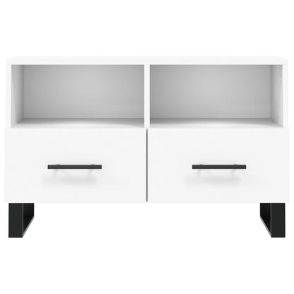 vidaXL TV Cabinet White 80x36x50 cm Engineered Wood