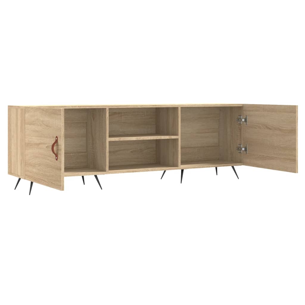 vidaXL TV Cabinet Sonoma Oak 150x30x50 cm Engineered Wood