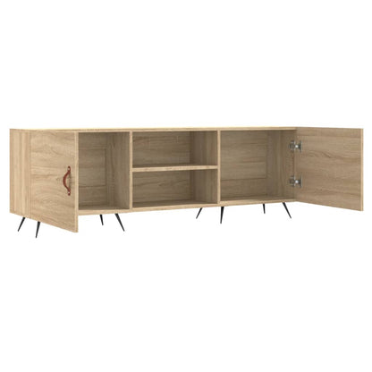 vidaXL TV Cabinet Sonoma Oak 150x30x50 cm Engineered Wood