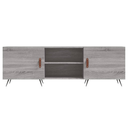 vidaXL TV Cabinet Grey Sonoma 150x30x50 cm Engineered Wood