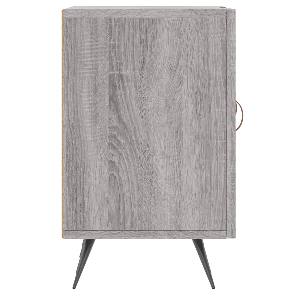 vidaXL TV Cabinet Grey Sonoma 150x30x50 cm Engineered Wood