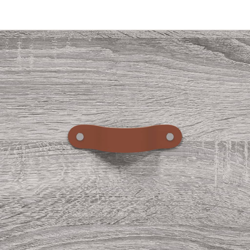vidaXL TV Cabinet Grey Sonoma 150x30x50 cm Engineered Wood