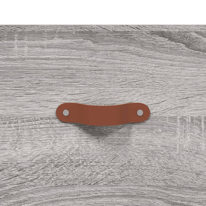 vidaXL TV Cabinet Grey Sonoma 150x30x50 cm Engineered Wood