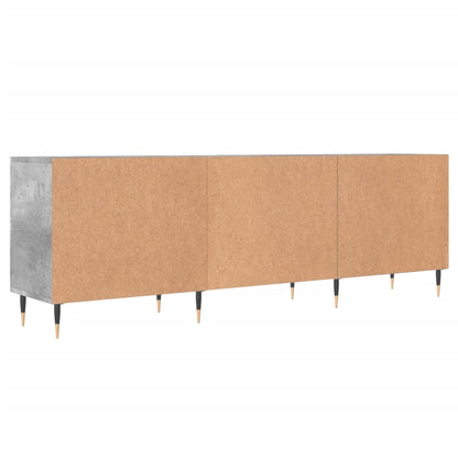 vidaXL TV Cabinet Concrete Grey 150x30x50 cm Engineered Wood