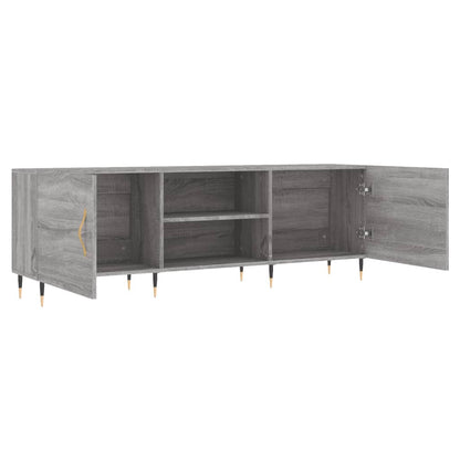 vidaXL TV Cabinet Grey Sonoma 150x30x50 cm Engineered Wood