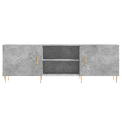 vidaXL TV Cabinet Concrete Grey 150x30x50 cm Engineered Wood