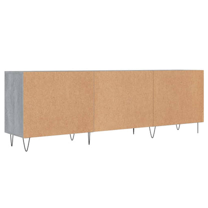 vidaXL TV Cabinet Grey Sonoma 150x30x50 cm Engineered Wood