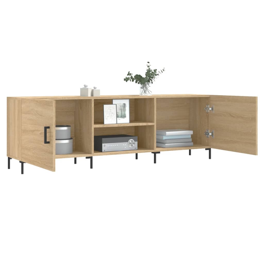 vidaXL TV Cabinet Sonoma Oak 150x30x50 cm Engineered Wood