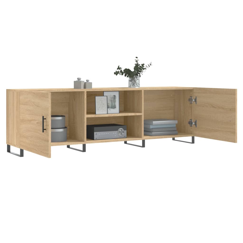 vidaXL TV Cabinet Sonoma Oak 150x30x50 cm Engineered Wood