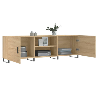 vidaXL TV Cabinet Sonoma Oak 150x30x50 cm Engineered Wood