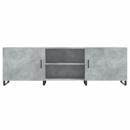 vidaXL TV Cabinet Concrete Grey 150x30x50 cm Engineered Wood