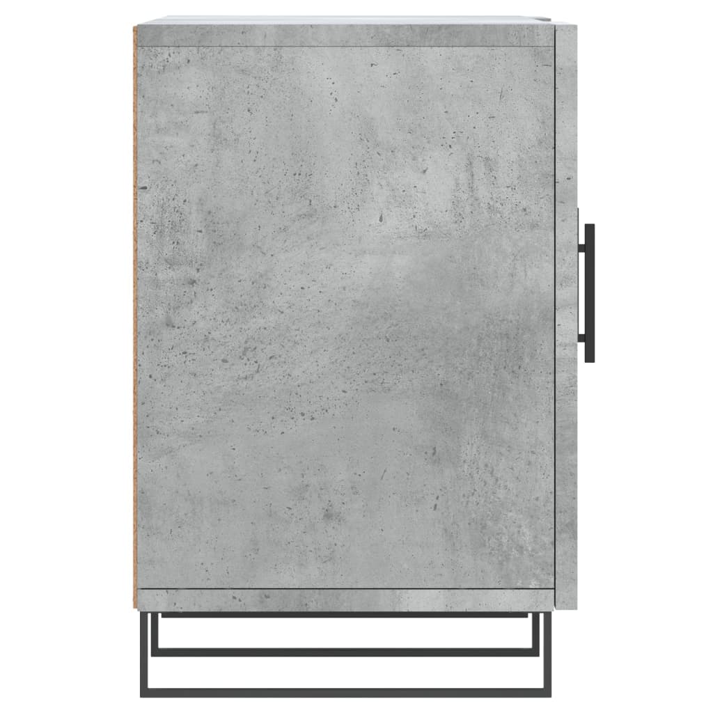 vidaXL TV Cabinet Concrete Grey 150x30x50 cm Engineered Wood