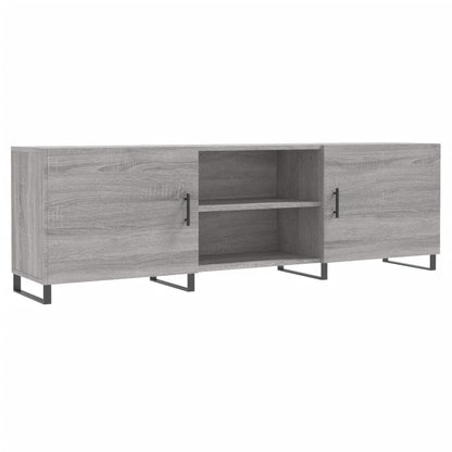 vidaXL TV Cabinet Grey Sonoma 150x30x50 cm Engineered Wood