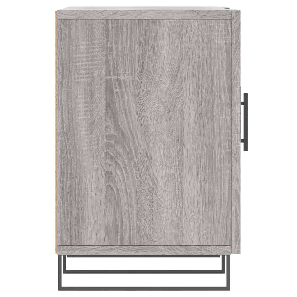 vidaXL TV Cabinet Grey Sonoma 150x30x50 cm Engineered Wood