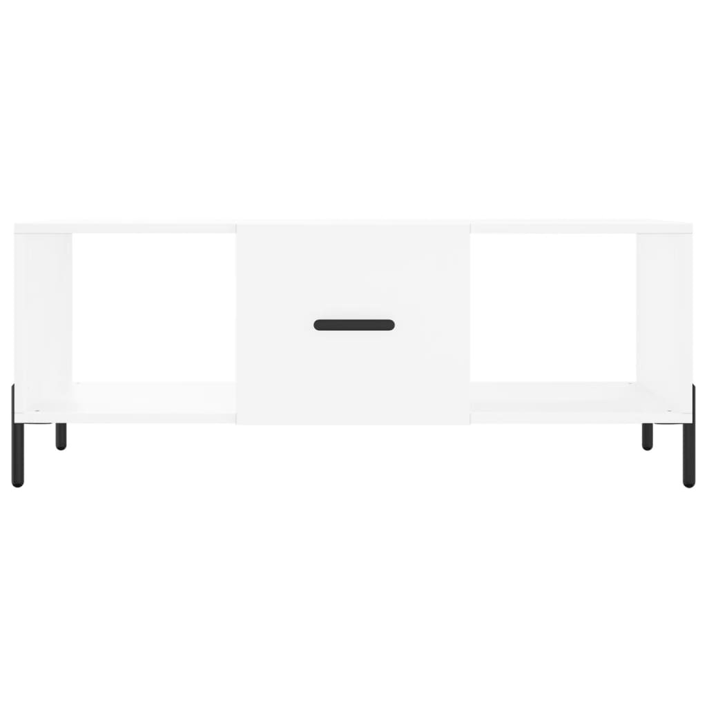 vidaXL Coffee Table White 102x50x40 cm Engineered Wood