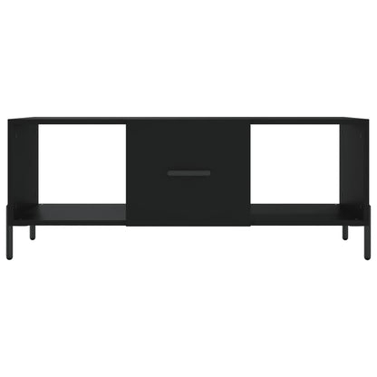 vidaXL Coffee Table Black 102x50x40 cm Engineered Wood
