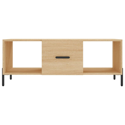 vidaXL Coffee Table Sonoma Oak 102x50x40 cm Engineered Wood