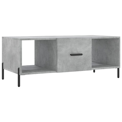 vidaXL Coffee Table Concrete Grey 102x50x40 cm Engineered Wood