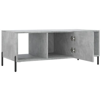 vidaXL Coffee Table Concrete Grey 102x50x40 cm Engineered Wood