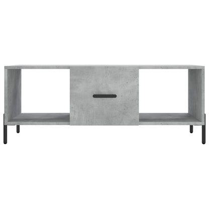 vidaXL Coffee Table Concrete Grey 102x50x40 cm Engineered Wood