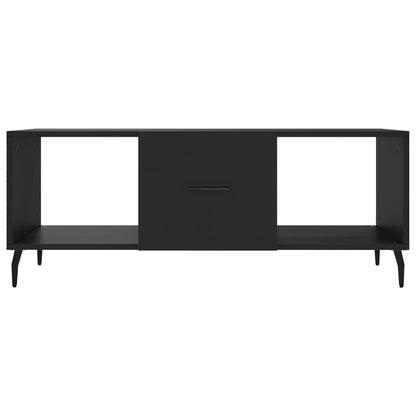 vidaXL Coffee Table Black 102x50x40 cm Engineered Wood