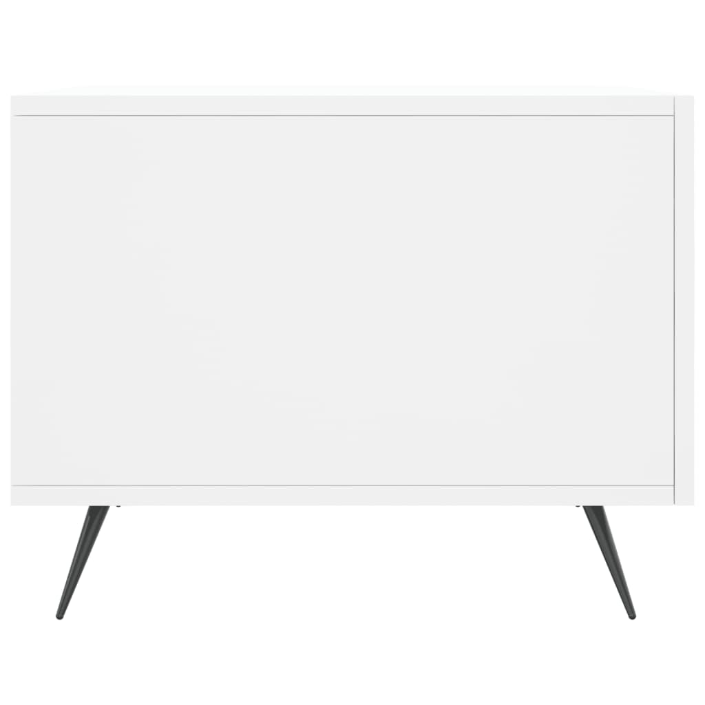 vidaXL Coffee Table White 50x50x40 cm Engineered Wood