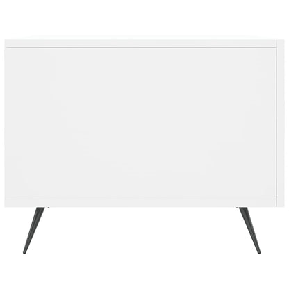 vidaXL Coffee Table White 50x50x40 cm Engineered Wood