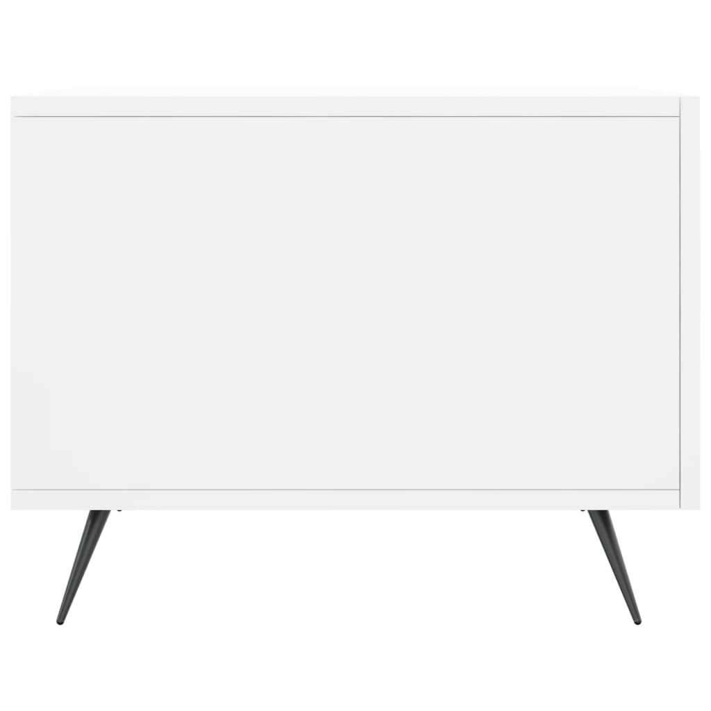 vidaXL Coffee Tables 2 pcs White 50x50x40 cm Engineered Wood