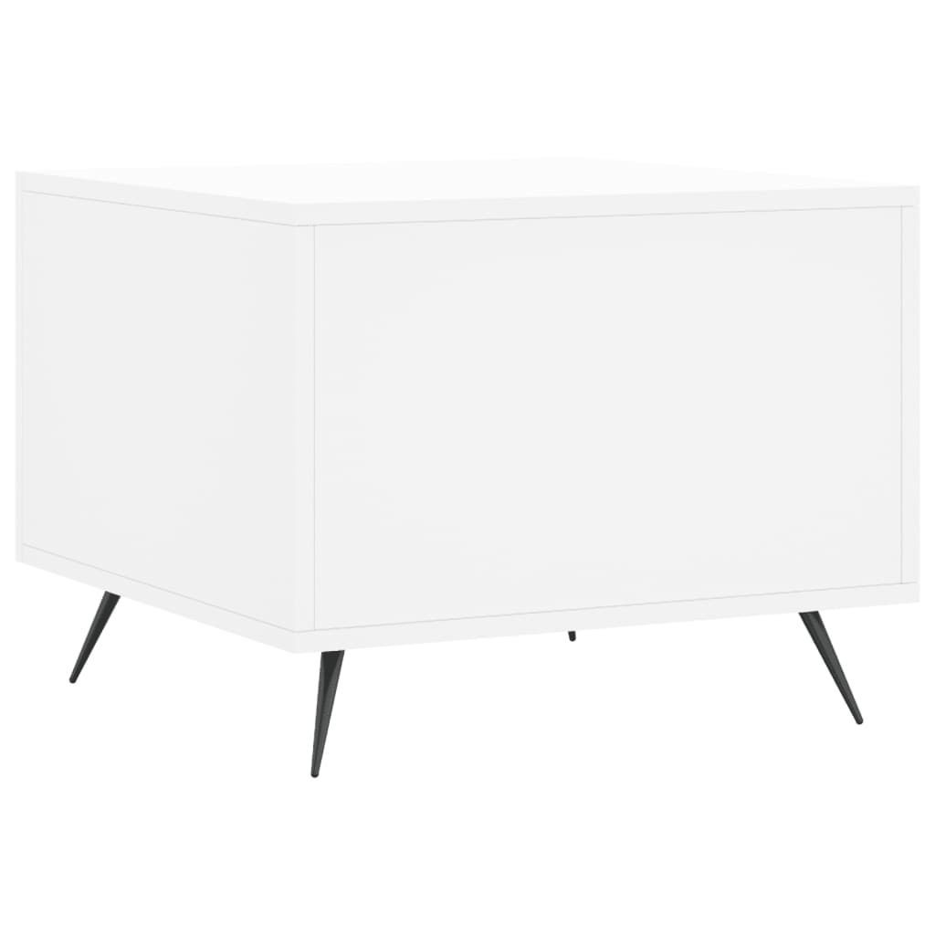 vidaXL Coffee Tables 2 pcs White 50x50x40 cm Engineered Wood