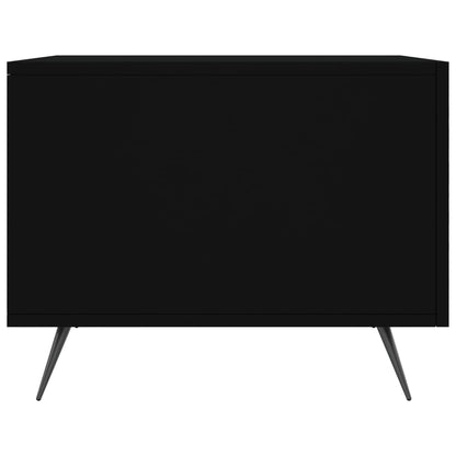 vidaXL Coffee Table Black 50x50x40 cm Engineered Wood