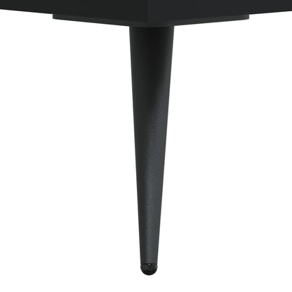 vidaXL Coffee Table Black 50x50x40 cm Engineered Wood