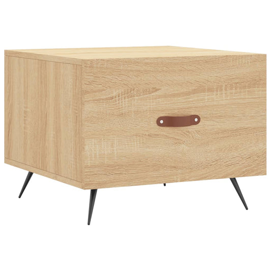 vidaXL Coffee Table Sonoma Oak 50x50x40 cm Engineered Wood