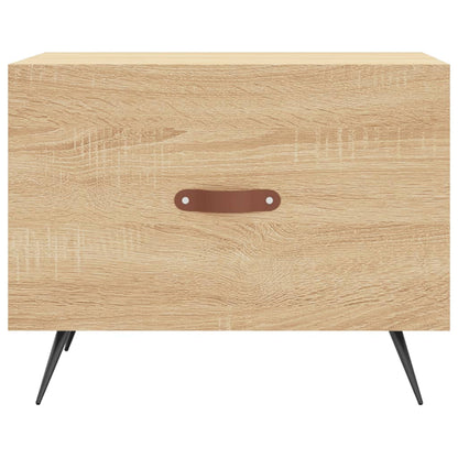 vidaXL Coffee Table Sonoma Oak 50x50x40 cm Engineered Wood