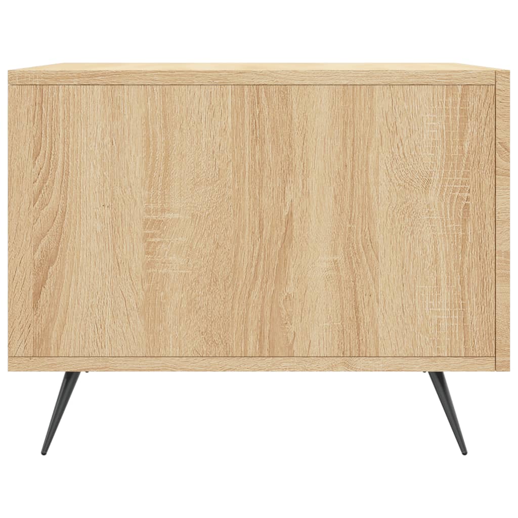 vidaXL Coffee Table Sonoma Oak 50x50x40 cm Engineered Wood