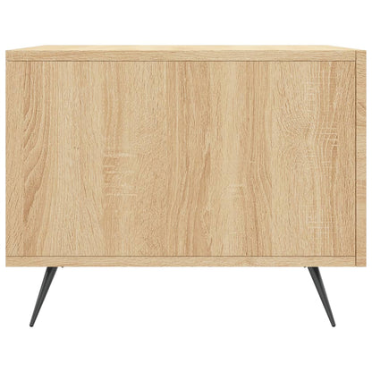 vidaXL Coffee Table Sonoma Oak 50x50x40 cm Engineered Wood