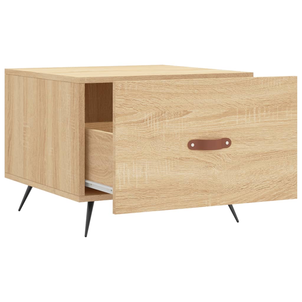 vidaXL Coffee Tables 2 pcs Sonoma Oak 50x50x40 cm Engineered Wood