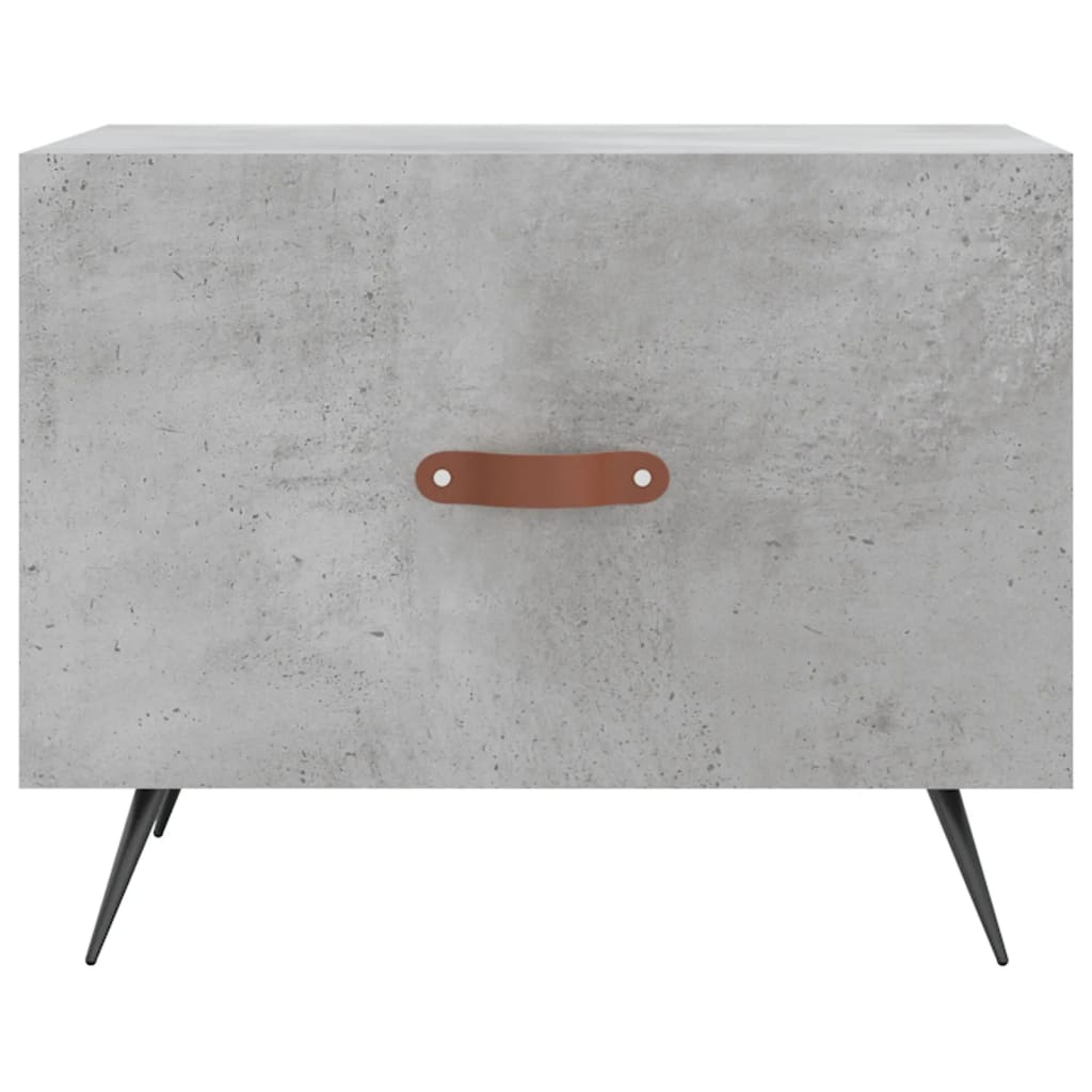 vidaXL Coffee Table Concrete Grey 50x50x40 cm Engineered Wood