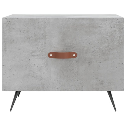 vidaXL Coffee Table Concrete Grey 50x50x40 cm Engineered Wood