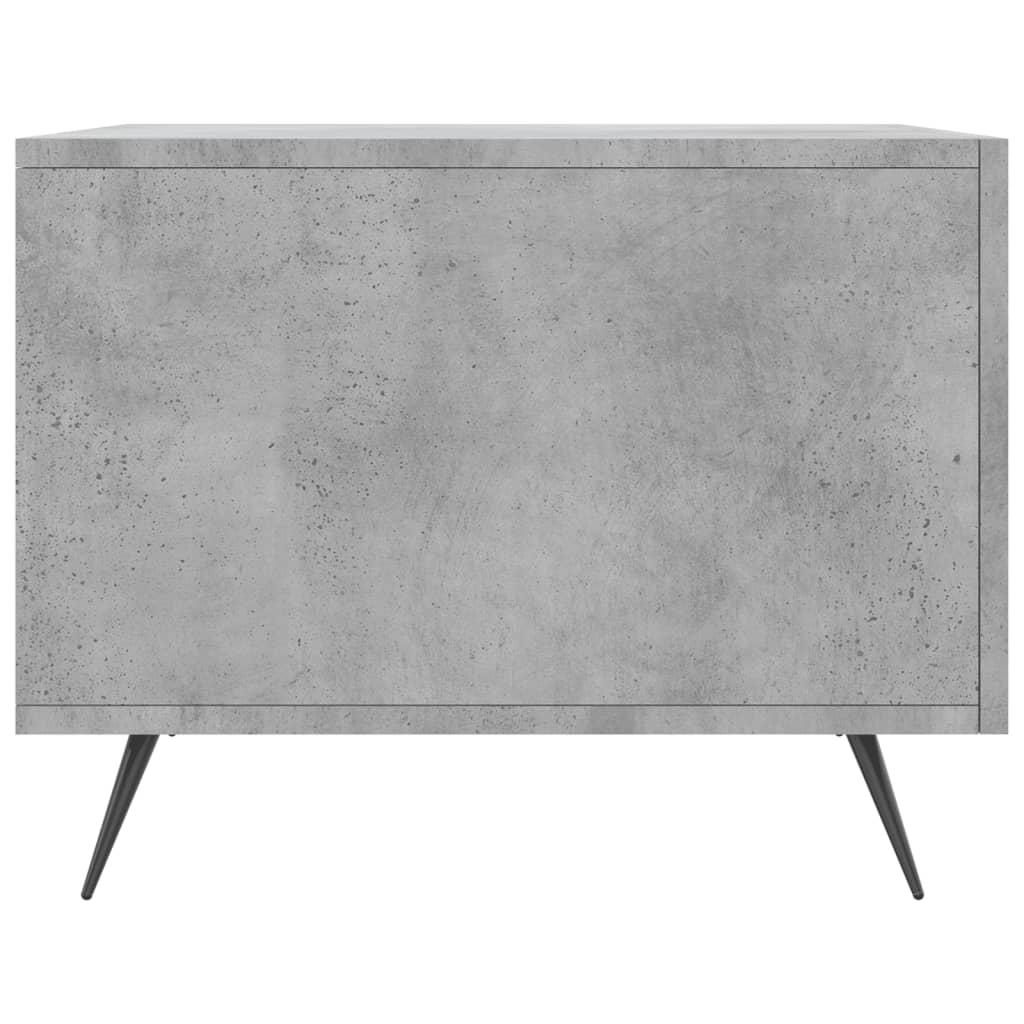 vidaXL Coffee Table Concrete Grey 50x50x40 cm Engineered Wood