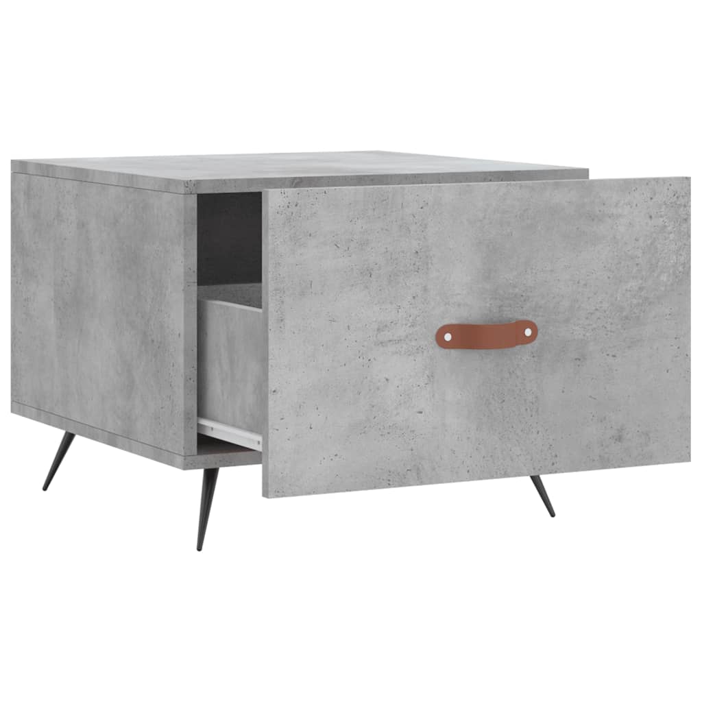 vidaXL Coffee Tables 2 pcs Concrete Grey 50x50x40 cm Engineered Wood